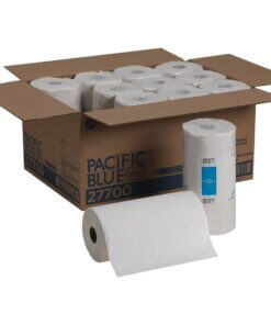 Pacific Blue Select Perforated Paper Towel Roll - 2 Ply - 8.80" x 11" - 250 Sheets/Roll - White - Strong, Absorbent, Perforated - For Office Building - 12 / Carton