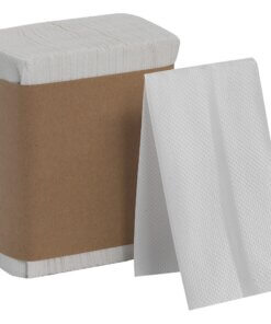 Dixie Basic&reg; Tall-Fold Napkin Dispenser Refill by GP Pro - 1 Ply - 7" x 13.50" - White - 250 Per Bundle - 40 / Carton