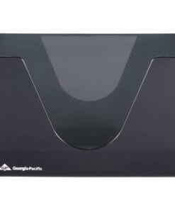 Georgia-Pacific Countertop C-Fold/M-Fold Paper Towel Dispenser - C Fold, Multifold Dispenser - 7" Height x 11" Width x 4.4" Depth - Plastic - Smoke - Durable, Washable - 1 Each