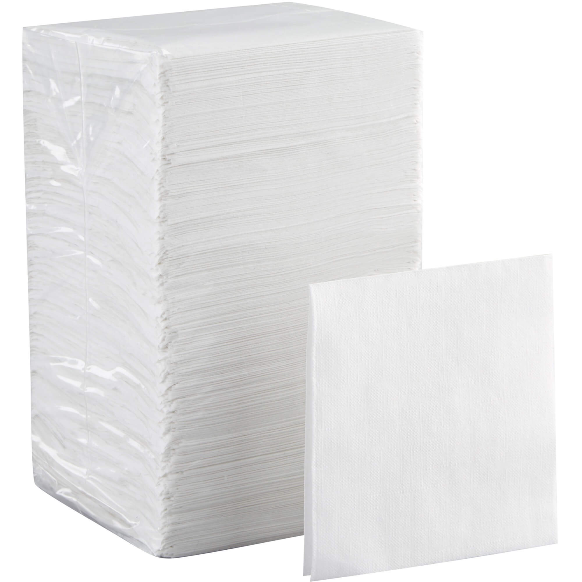 Dixie 1/4-Fold Beverage Napkin - 1 Ply - 9.50" x 9.50" - White - Soft, Absorbent, Durable - For Beverage, Restaurant - 500 / Pack