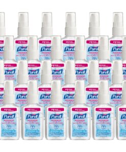 PURELL&reg; Advanced Hand Sanitizer Gel - 2 fl oz (59.1 mL) - Pump Bottle Dispenser - Kill Germs - Hand - Clear - 24 / Carton