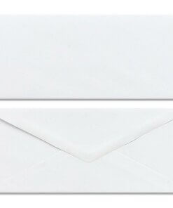 Mead Plain White Envelopes - Business - #6 3/4 - 3 5/8" Width x 6 1/2" Length - Gummed - 100 / Box - White