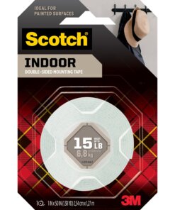 Scotch Mounting Tape - 4.17 ft Length x 1" Width - 1" Core - Foam - 1 / Roll - White
