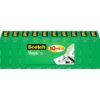 Scotch 3/4"W Magic Tape - 27.78 yd Length x 0.75" Width - 1" Core - 10 / Pack - Matte Clear
