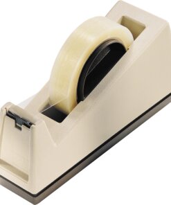 Scotch Heavy-Duty Dispenser - Holds Total 1 Tape(s) - 3" Core - Refillable - Beige - 1 Each