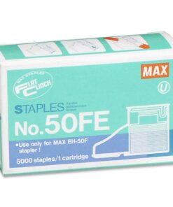 MAX Flat Clinch Heavy-Duty Stapler Cartridge - Heavy Duty - 5/16" Leg - 3/8" Crown5000 / Box