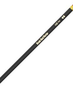 Paper Mate Mirado Black Warrior Pencils with Eraser - #2 Lead - Black Barrel - 1 Dozen