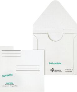 Quality Park 5 1/4" Economy Disk Mailers - Disc/Diskette - 6" Width x 5 7/8" Length - Paperboard - 10 / Pack - White