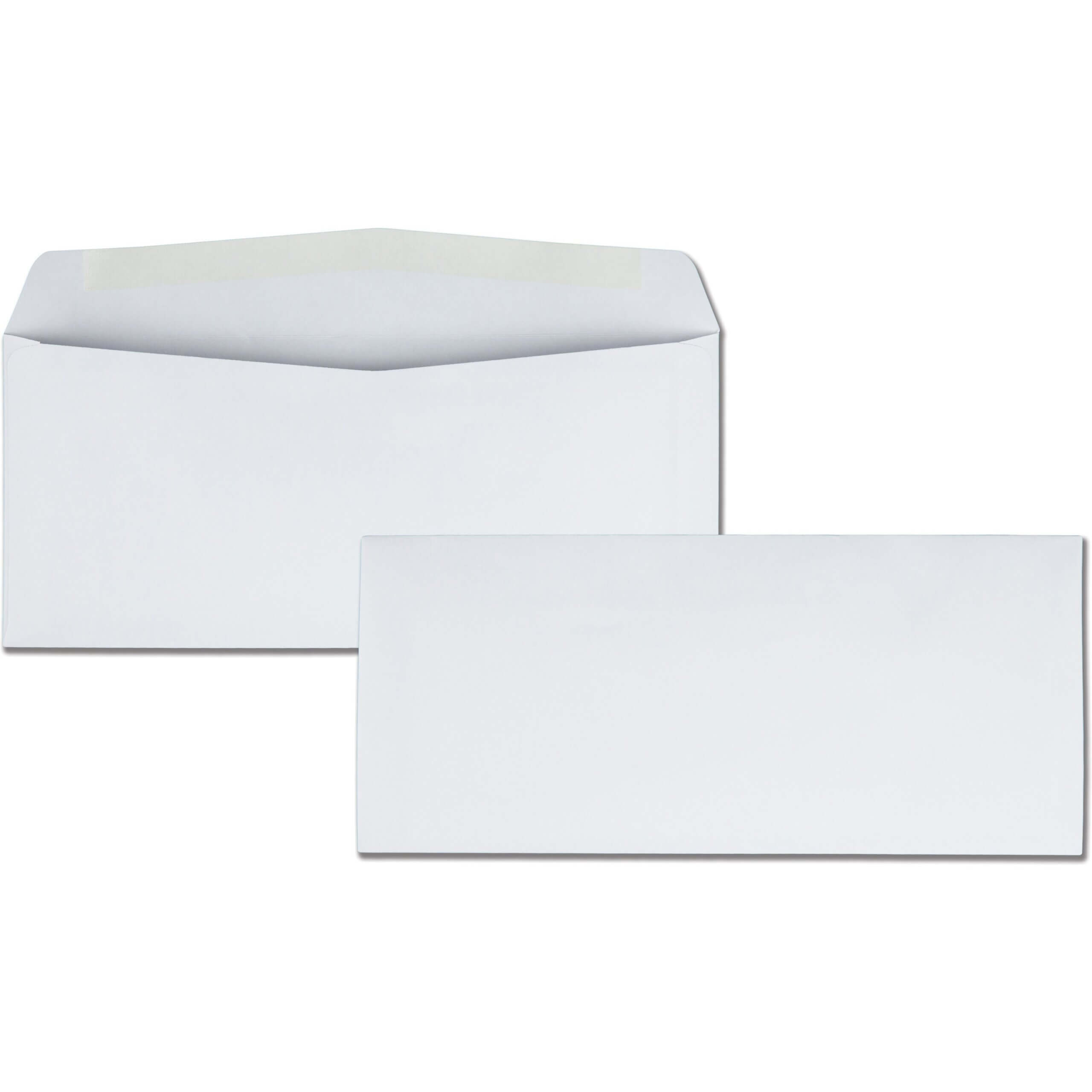 Quality Park No. 10 Business Envelopes - Business - #10 - 9 1/2" Width x 4 1/8" Length - 24 lb - Gummed - Wove - 500 / Box - White