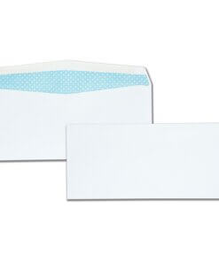Quality Park No. 10 Security Tint Business Envelopes - Security - #10 - 4 1/8" Width x 9 1/2" Length - 24 lb - Gummed - Wove - 500 / Box - White