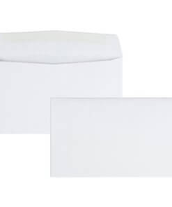 Quality Park No. 6-3/4 Business Envelopes - Business - #6 3/4 - 3 5/8" Width x 6 1/2" Length - 24 lb - Gummed - Wove - 500 / Box - White