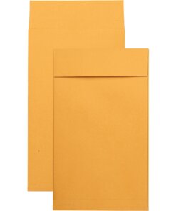 Quality Park 10 x 15 x 2 Expansion Envelopes with Self-Seal Closure - Expansion - 10" Width x 15" Length - 2" Gusset - 40 lb - Self-sealing - Kraft - 25 / Pack - Kraft