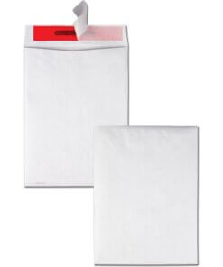 Quality Park Tyvek Tamper Indicating Envelopes - Security - 9" Width x 12" Length - 14 lb - Peel & Seal - Tyvek - 100 / Box - White