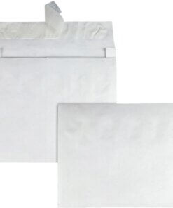 Quality Park 10 x 13 x 2 DuPont Tyvek Expansion Mailers with Self-Seal Closure - Expansion - 10" Width x 13" Length - 2" Gusset - 18 lb - Self-sealing - Tyvek - 100 / Carton - White
