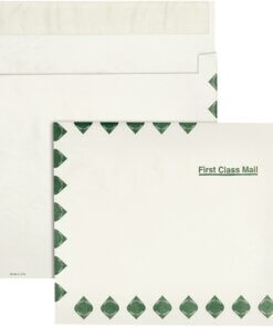 Quality Park Tyvek Expansion First Class Envelope - First Class Mail - 10" Width x 13" Length - 2" Gusset - 14 lb - Self-sealing - Tyvek - 100 / Carton - White