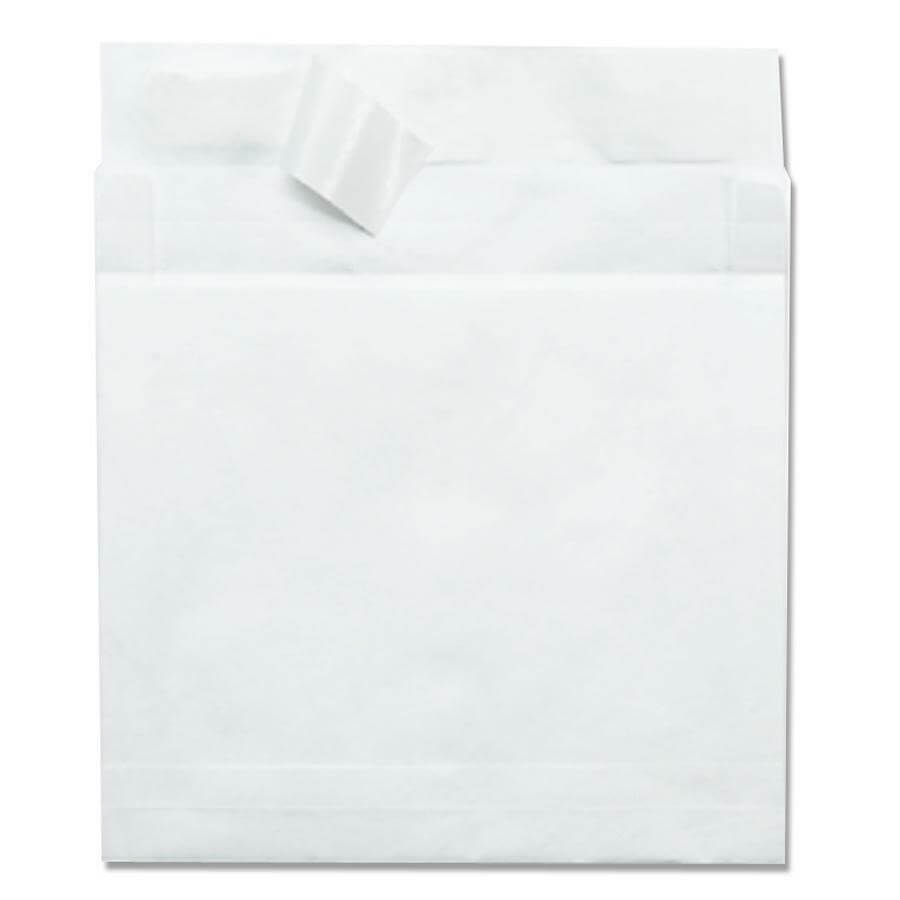 Quality Park 10 x 15 x 2 DuPont Tyvek Expansion Envelopes with Self-Seal Closure - Expansion - 10" Width x 15" Length - 2" Gusset - 14 lb - Self-sealing - Tyvek - 100 / Carton - White