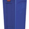Blue recycling container