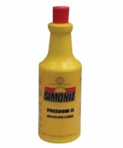 Yellow bottle of simonize bowl cleaner