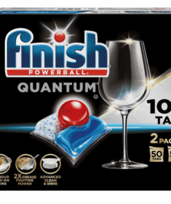 Box of dishwasher detergent tablets