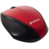 red wireless mouse