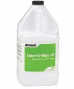 Gallon jug of Ecolab lime away cleaner