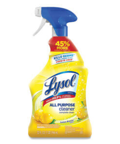 lysol disinfectant spray bottle