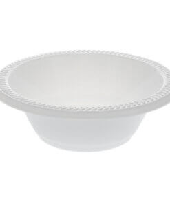Bowl Plastic 12oz Round, White