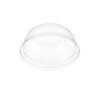 Solo Ultra PET Dome Lid with Hole, Clear