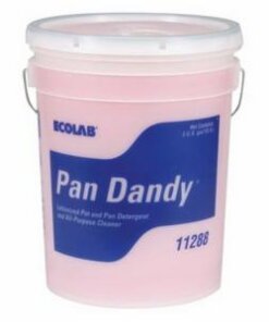Ecolab 6111288 Pan Dandy® Liquid Manual Pot and Pan Detergent, 5 gal Pail, Sweet, Light Pink