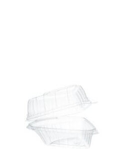 Pie Wedge Container Clear