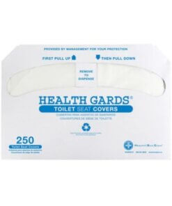 Paper Half-Fold Paper Toilet Seat Covers, White