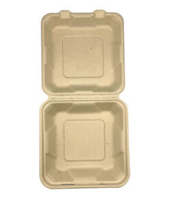 EHL-81-PF Empress Earth Hinged Container Molded Fiber