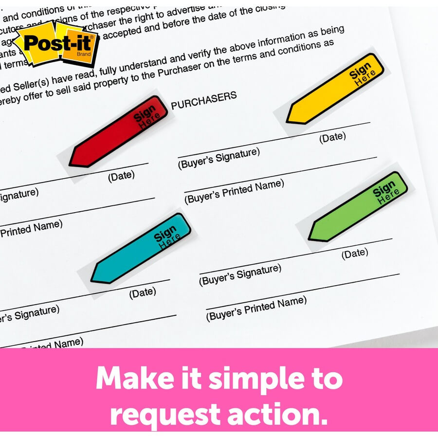 MMM684SH - Post-it® Message Flags - Image 3