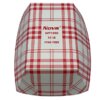 Nova 10lb Red Plaid Food Tray PFAS Free