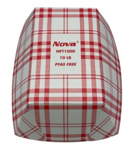 Nova 10lb Red Plaid Food Tray PFAS Free