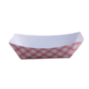 Food Tray 2 lb Red Plaid 1000/cs