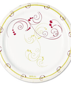 Medium Weight Paper Dinnerware, 6 Inch dia, Polycoated Paper Plate