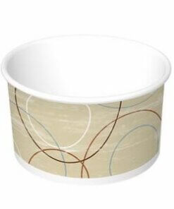 Container Paper Hot 6oz Champagne Design