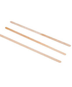 Alternative view of R825 - Wooden Coffee Stirrer 7.5" Unwrapped 10/500 cs
