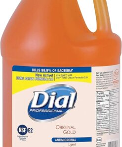 Dial Professional Gold Antibacterial Liquid Hand Soap, 1 Gallon Refill Bottle