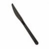 Knife Plastic Heavy Wt PP Black Unwrapped
