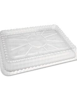 Lid Plastic Clear Dome For Foil Oblong Container