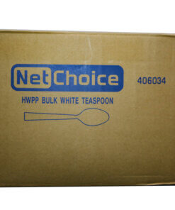 Teaspoon Plastic Heavy Weight White