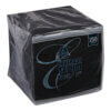 Beverage napkin, black