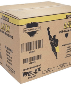 Latex powdered gloves extra large