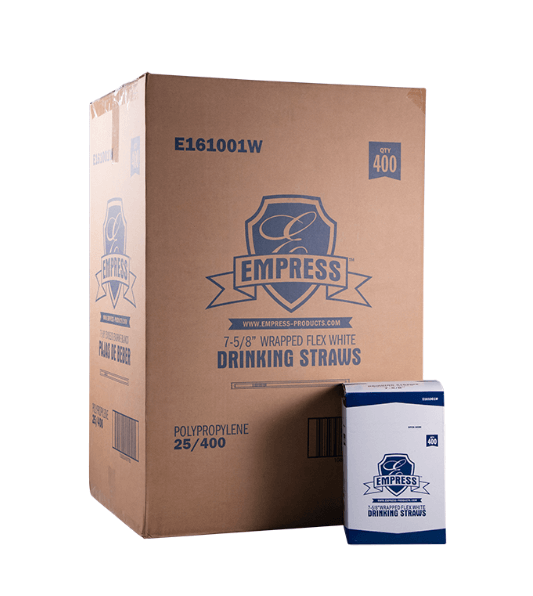 Flex jumbo straws, wrapped