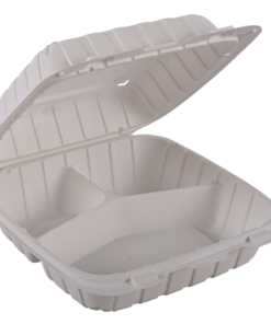 Container hinged 3 compartment