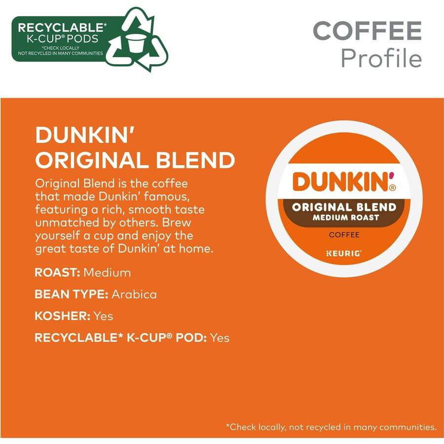 Dunkin'® K-Cup Original Blend Coffee - Image 6