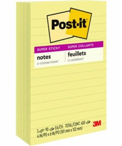Post-it Super Sticky Lined Notes