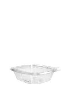 Tamper resistant 1 compartment food container